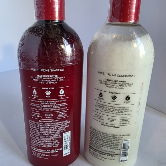 NWT Bath & Body Works Winter Candy Apple Moisturizing Shampoo and Conditioner - Picture 2 of 4